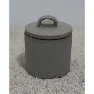 Hearth & Hand Magnolia Bath Storage Canister Stoneware Small 3" RETIRED NWOT